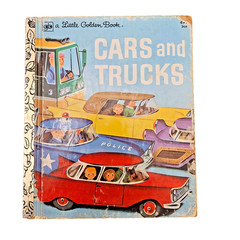 Little Golden Books Lot of 5 Vintage Vehicle ABC Stories