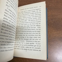 Antique Book – 1900s “Elizabeth and Her German Garden” by Elizabeth von Arnim