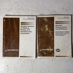 AWS A3.0:2001 & ANSI/AWS A2.4-98 Standard Welding Terms, Symbols for Welding