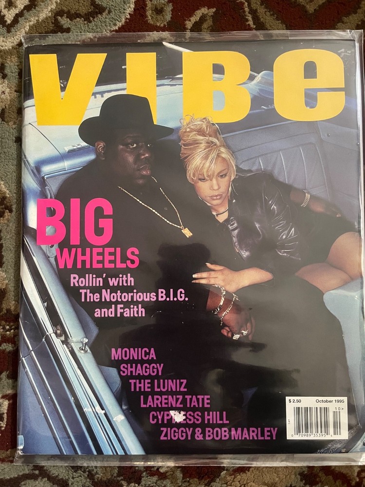 Vibe Magazine Oct 1995 Notorious B.I.G Biggie/ Faith Evans