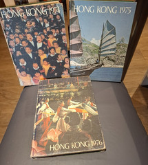 Hong Kong Year Books 1974, 75, 76 HB Goverment Press Covering every aspect