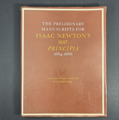 Newton Preliminary Manuscripts 1684-6 for Principia Cambridge OOP HC/DJ FOLIO