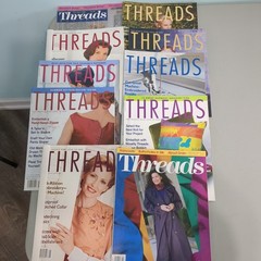 Tauton’s Threads Magazine Lot of 10 vintage sewing