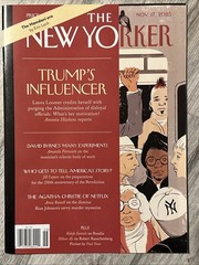The New Yorker Magazine Nov 17 Th 2025 Trump’s Influencer
