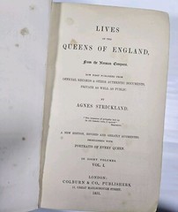 Lives of the Queens of England Agnes Strickland 1851-52 English Princesses HB