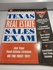Texas Real Estate Sales Exam [With CDROM] by LearningExpress LLC Editors.