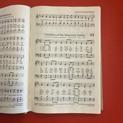 The Baptist Hymnal 1991 Convention Press White Gold Hard Cover Piano Pew Book