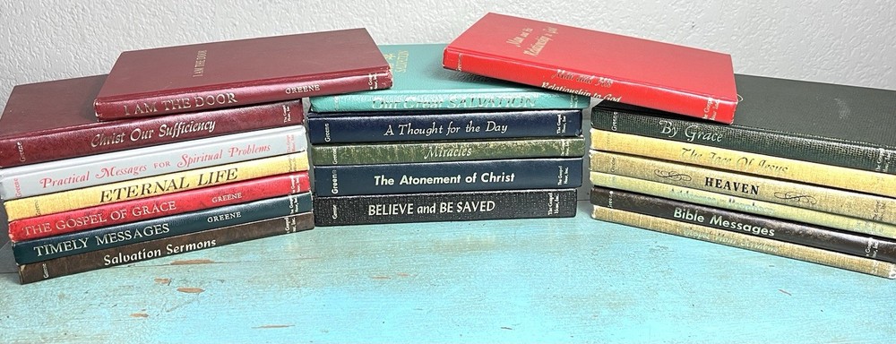 Lot 19 Oliver B. Greene Commentaries Sermons Pastor’s Library Gospel Hour Books
