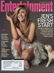 Entertainment Weekly Magazine #1025 Dec 12, 2008 Jennifer Aniston Marley & Me