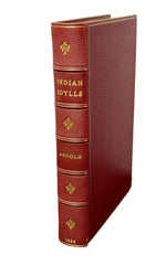1884 Indian Idylls Edwin Arnold Fine Leather Binding Mahabharata Classic