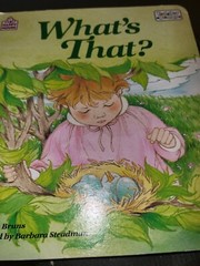 What’s That? Book/ children’s board book by Emma Bruns and Barbara Steadman