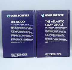 Gone Forever Series Book Lot of 5 Crestwood House 1989 HC 1st Ed Extinct Animals