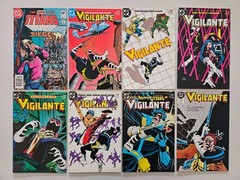 Vigilante Comic Book Lot 1st Cameo Appearance Teen Titans DC Bronze-Copper Age