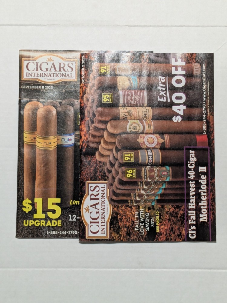 Cigars International September & October 2025 Catalogues