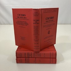 3 Cicero Loeb Classical Library Misc Vols HCDJ Book Lot Speeches Senectute