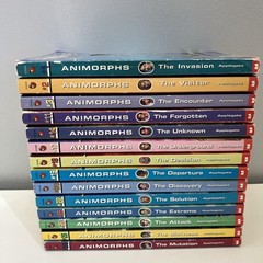 K. A. Applegate Animorphs Paperback Chapter Book Lot of 14 Ages 9 to 12 Sci-Fi