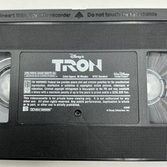 Vintage Disney’s TRON 20th Anniversary Collector’s Edition Black VHS 2002
