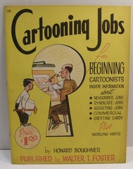 1952 CARTOONING JOBS FOR BEGINNING CARTOONISTS HOWARD BOUGHNER WALTER T FOSTER