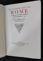 Grandeur That Was Rome by J C Stobart RARE 1st ED HC Sidgwick & Jackson 1912