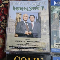 9 INSPECTOR MORSE Audio TV Episodes (Audiobook Cassette) + 2 others -GT58