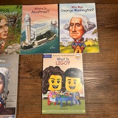 Qty-9 Who what where was book lot of paperback books Lot nonfiction Biography HQ
