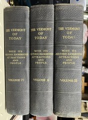The Vermont of Today Vol. 2-4 Arthur F. Stone History Genealogy Portraits 1929