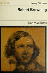 Robert Browning Hardcover Ioan M. Williams
