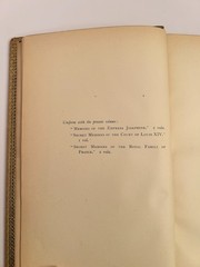Antique 1895 Secret & Private Memoirs of Louis XIV & XV 2 Volume Set Sangorski