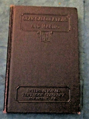 Vintage 1928 ed. Gear Calculations and ICS Staff HC book International Textbook