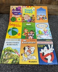JOB LOT 44 Vintage Ladybird Books 80s/90s Disney Thomas Ghostbusters Batman