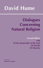 Dialogues Concerning Natural Religion (Hackett Classics) – paperback Hume, D…