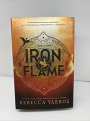 Brand New Iron Flame by Rebecca Yarros with Sprayed Edges – Beautiful Book