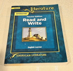 GLENCOE American Literature Read & Write Interactive Teacher Ed. English Learner