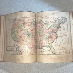 1891 First Lessons In Geography For Young Children – Mitchell – HB – Color Maps