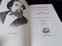 CHARLES DICKENS CENTENNIAL EDITION LEATHER GREAT EXPECTATIONS PRINTED IN FRANCE