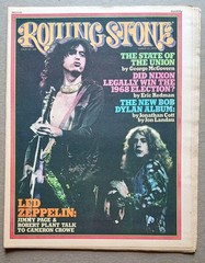 Rolling Stone Magazine, March 13, 1975, Led Zeppelin, Bob Dylan, George McGovern