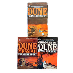 Frank Herbert Dune Boxed Set Trilogy Vintage Science Fiction Paperbacks Berkley