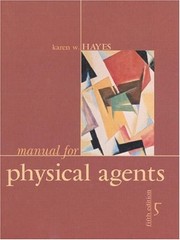 Manual for Physical Agents Paperback Karen W. Hayes