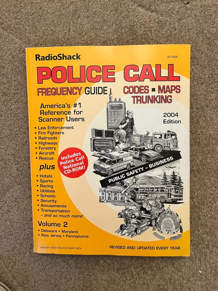 Radio Shack Police Call Frequency Guide 2004 Edition, Vol. 2, National CD-ROM