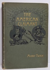 The American Claimant, 1892, Mark Twain First Edition Antique Gilt Hardcover