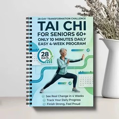 28-Day Tai Chi for Seniors Guide Easy 10-Min Daily Routine | Balance, Flexibile