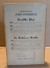 JOHN STEINBECK Of Mice And Men 1937 early book club edition HC/DJ free S/H BCE