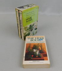 5pc Book Lot The Herb Book John Lust Grow Houseplants Successfully Box Set #2959