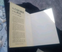 J.D. Salinger the Catcher in the Rye, 1951 Book Club Edition W/Dust Jacket (Bx9)
