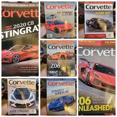 Corvette Magazine Lot of 7 – 2019-2024 List in Description