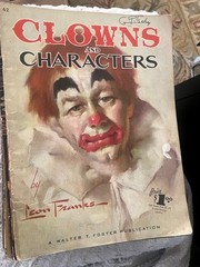 WALTER T. FOSTER #62 Clowns and Characters, by Leon Franks, Vintage book