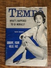 6 x 1950s Tempo Pocket Magazines News Tabloid Lot of 6 from 1953