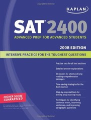 Kaplan SAT 2400: Advanced Prep – GOOD