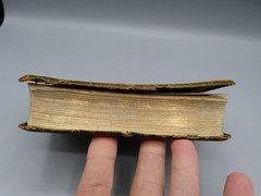 Vintage Holy Bible Leather Pocket Size King James (worn), from Hawaii, 1970s