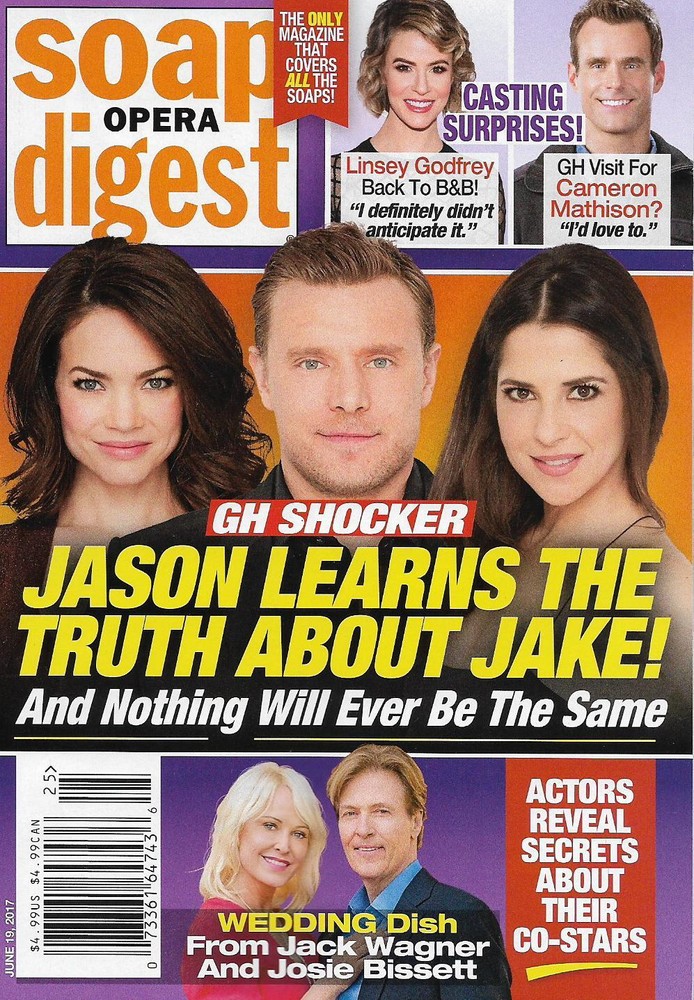 Soap Opera Digest June 19 2017 General Hospital Greg Vaughan Scott Clifton